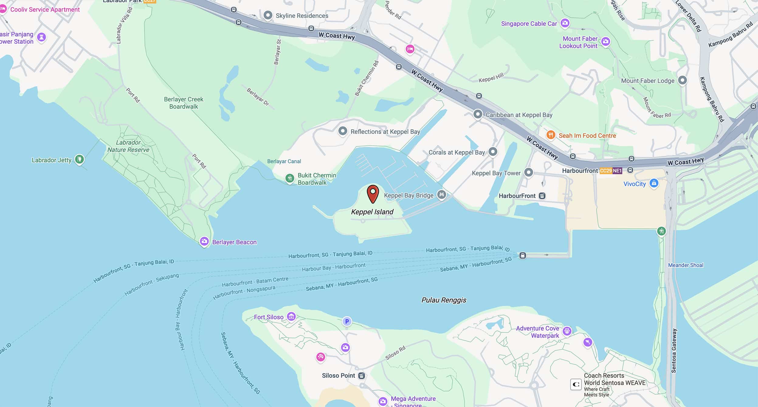 The Island Residence Location